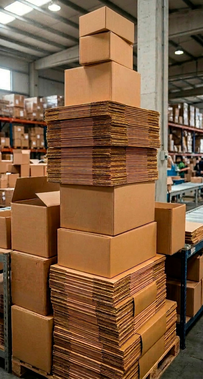 Pila de cajas Cartonajes Santorromán